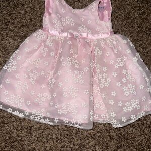 Blueberi Boulevard Pink Floral Kids Dress